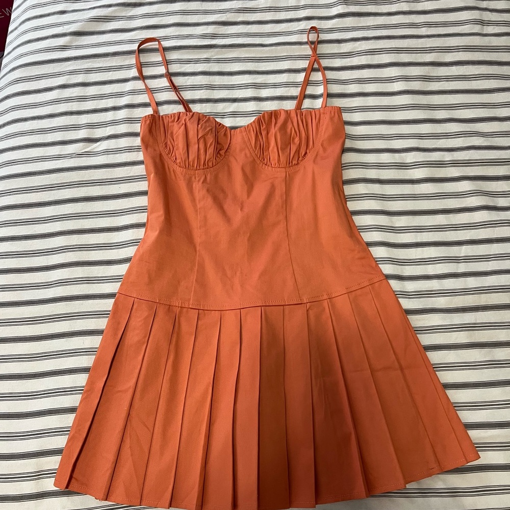 Edikted Orange Mini Dress